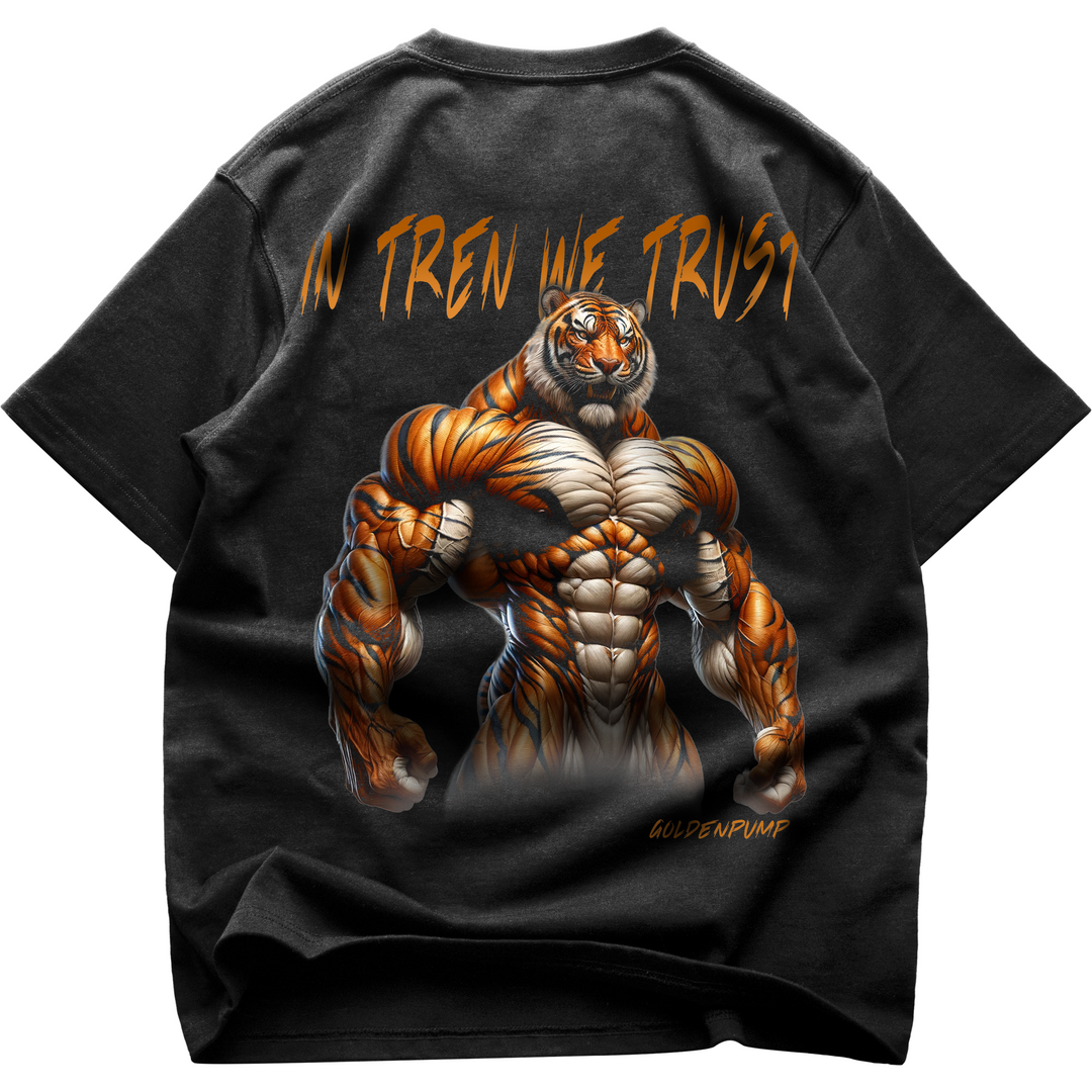 In Tren We Trust (Backprint) Oversized Shirt