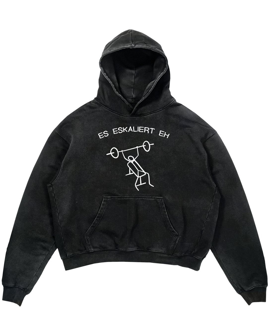 Es eskaliert eh Oversized Hoodie