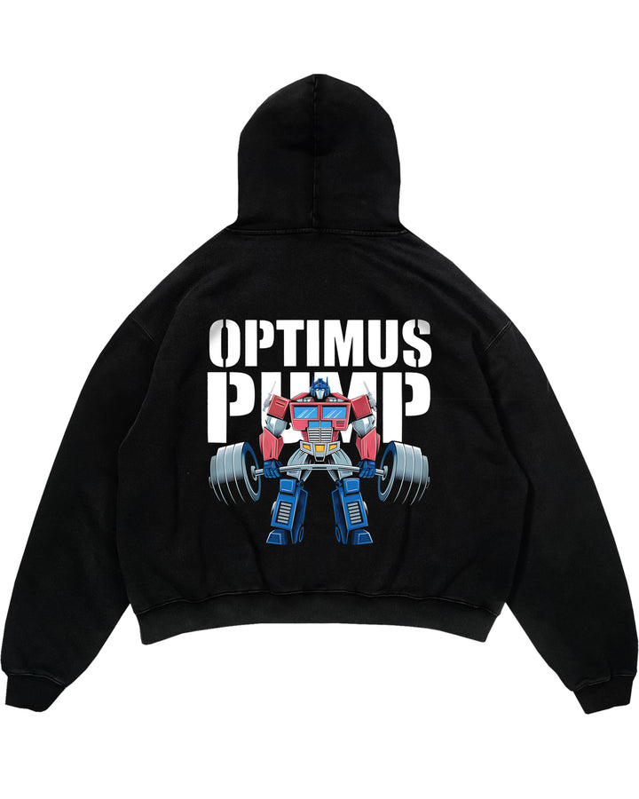 Sudadera con capucha extragrande Optimus Pump (estampado en la espalda)
