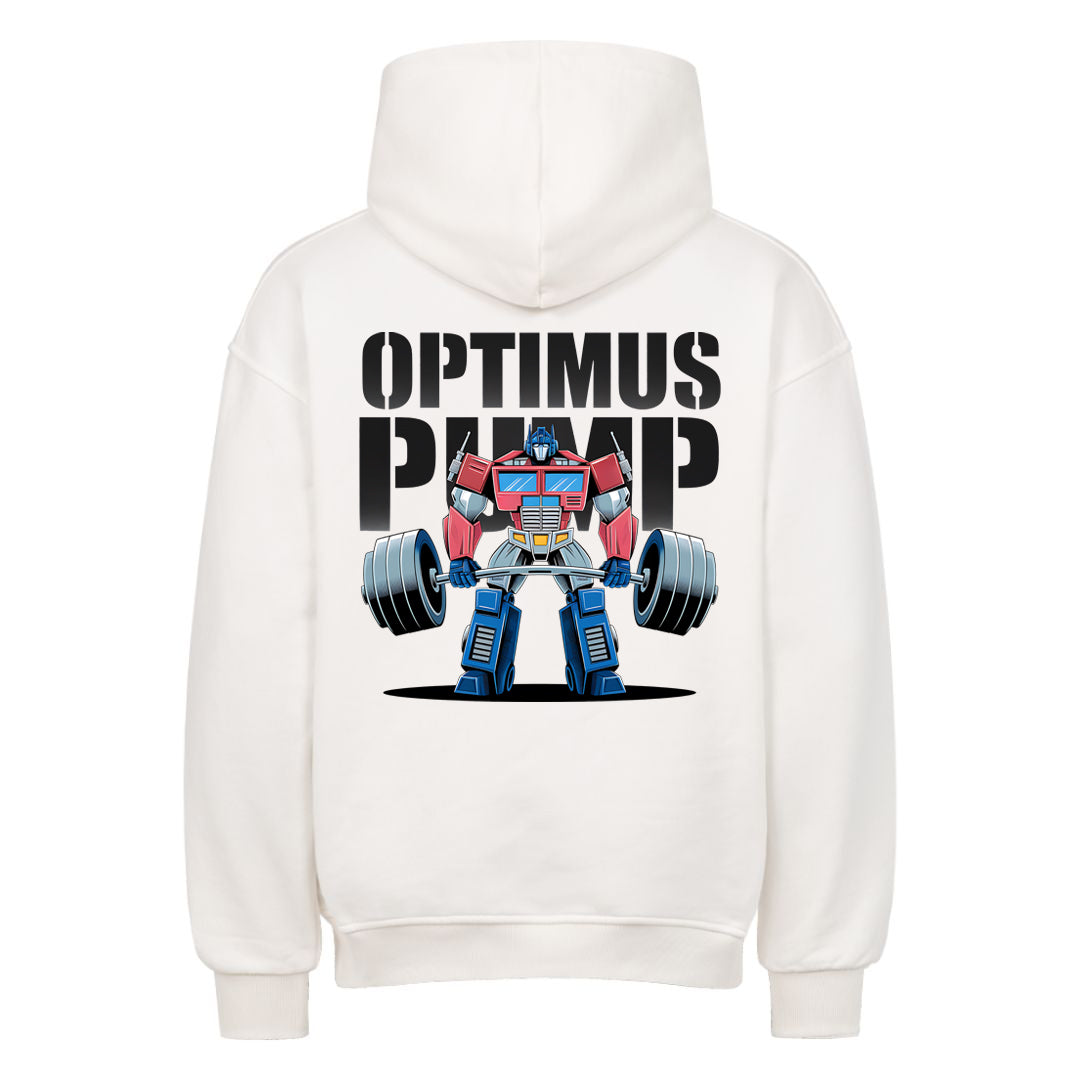 Sudadera con capucha extragrande Optimus Pump (estampado en la espalda)