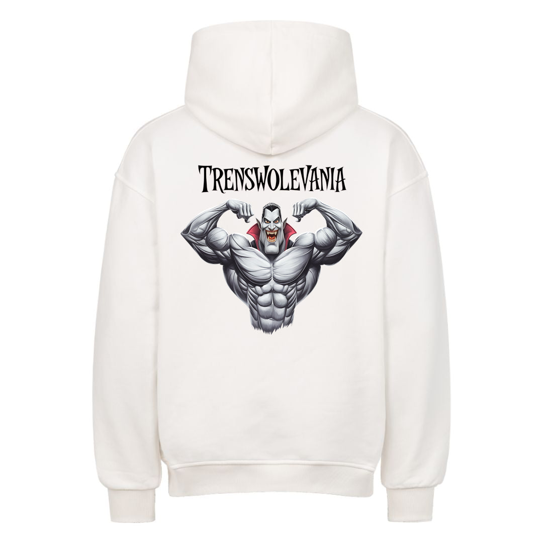 Transylvania oversized hoodie (print op de achterkant).