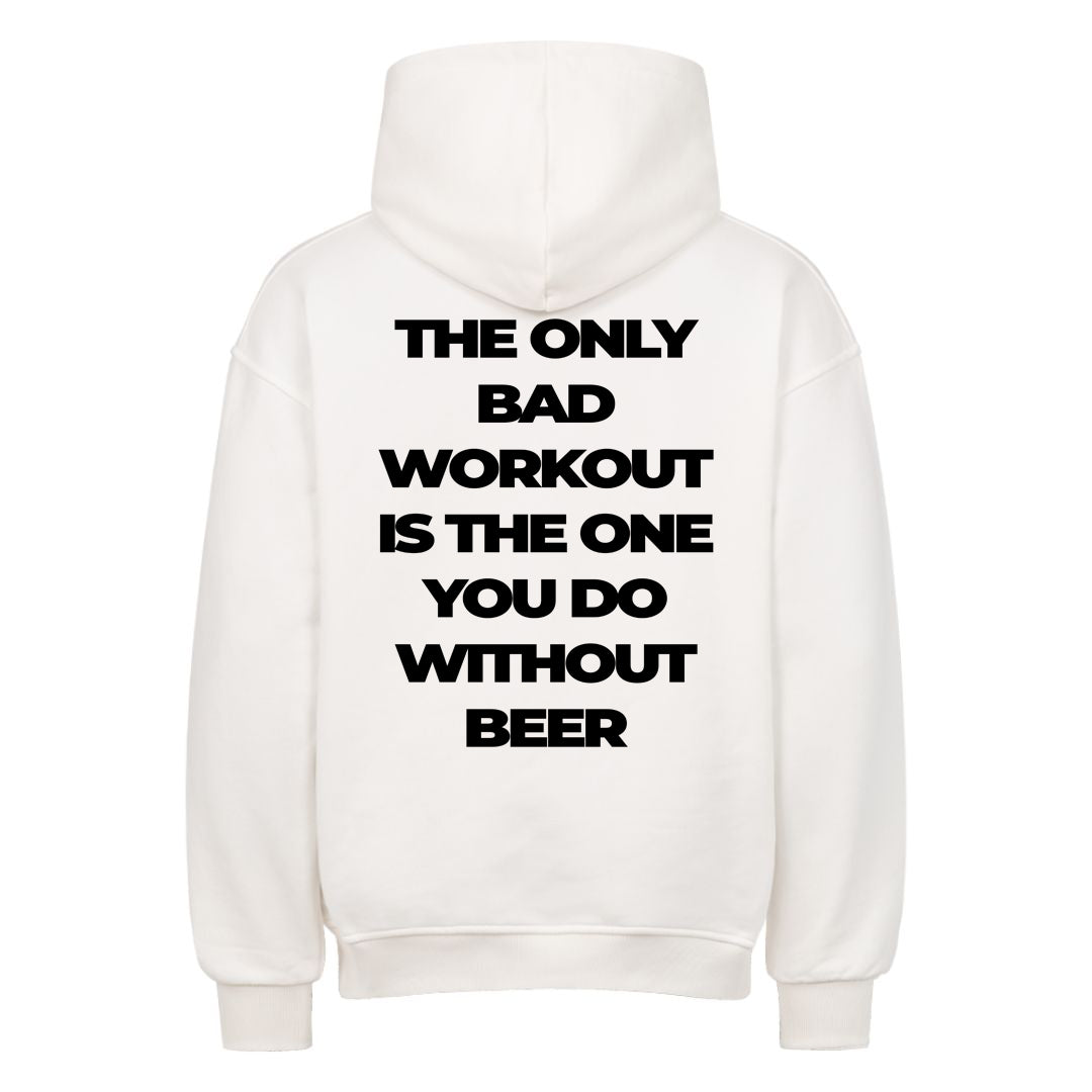 Alleen een slechte training Oversized (rugafdruk) hoodie