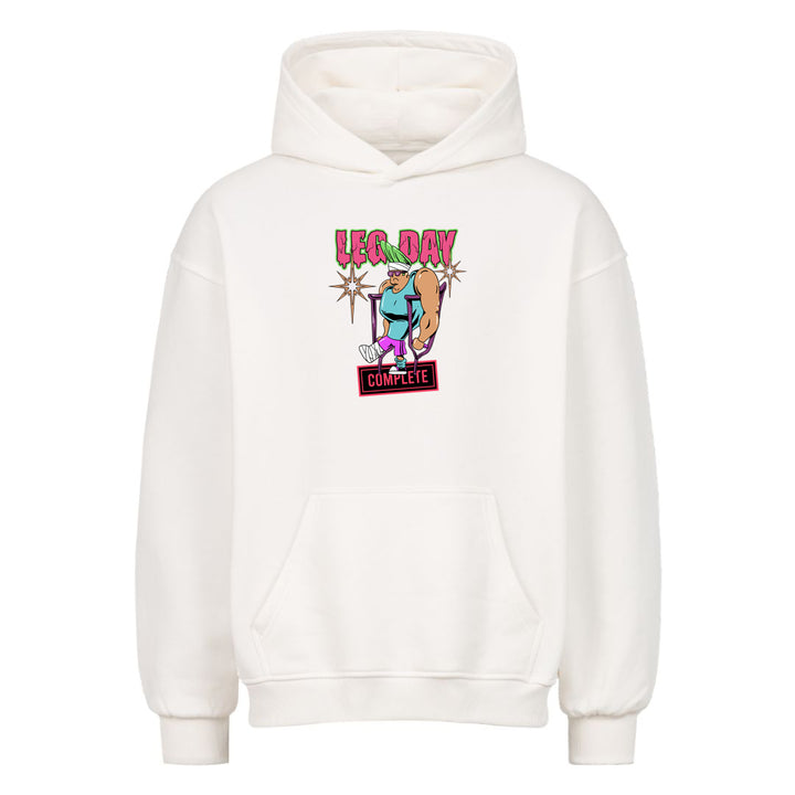 Volledige oversized hoodie voor Leg Day