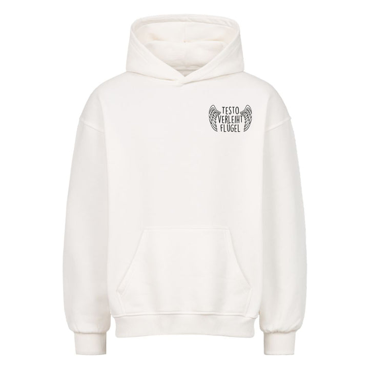 Testo verleiht flügel Oversized Hoodie