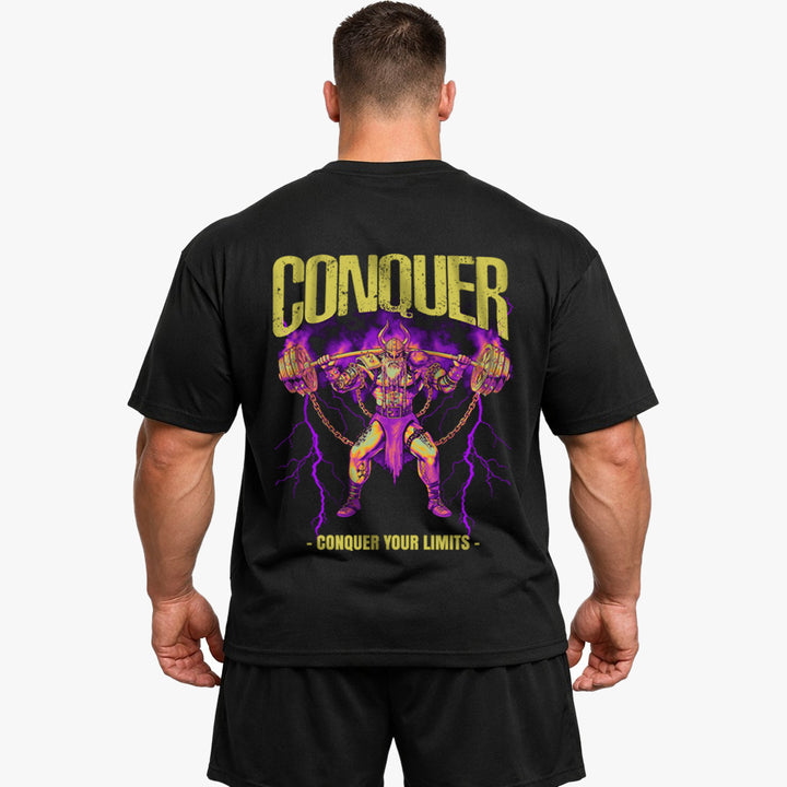 Conquer your limits (Backprint) Oversized Shirt