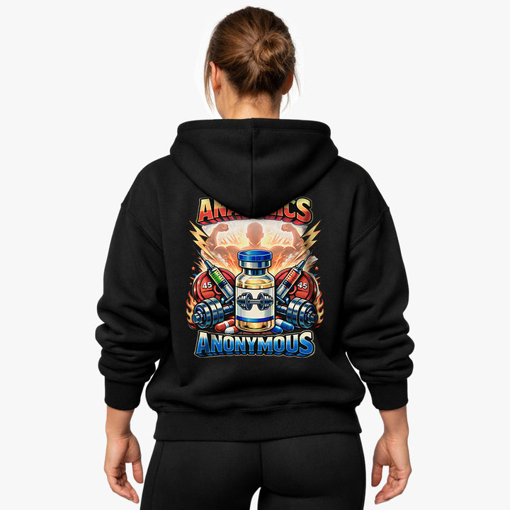 Anabolics Anonymous (Backprint) Oversized Hoodie