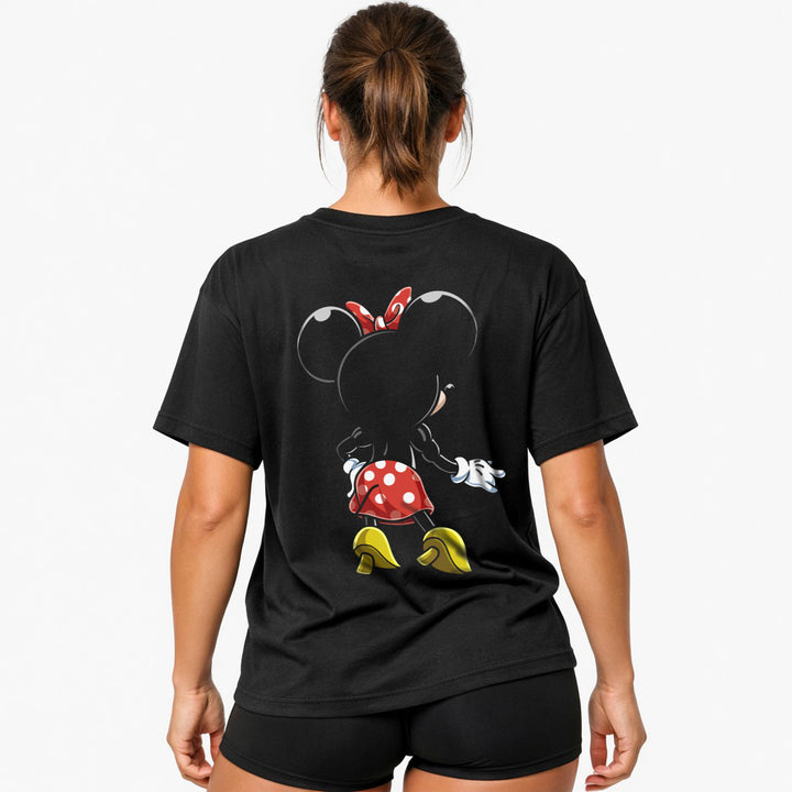 Girl mouse (Backprint) Oversized Shirt