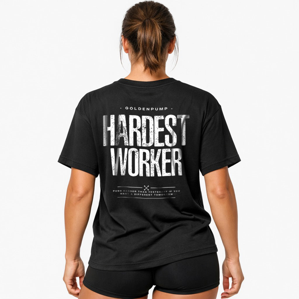 Hardest Worker (Backprint) Oversized Shirt