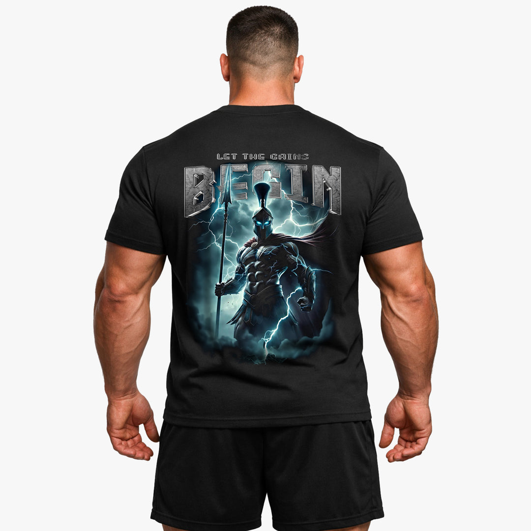 Let the gains begin (Backprint) Shirt