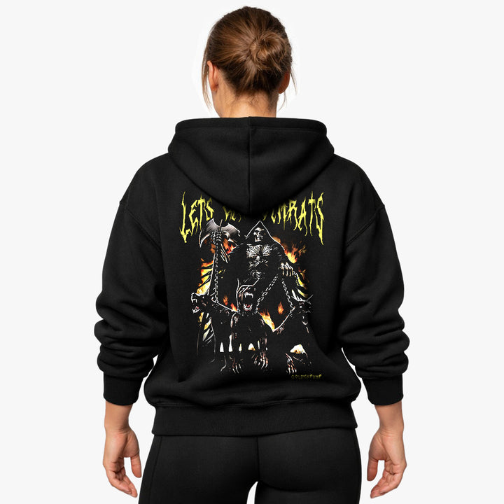 Lets eat gymrats Oversized (Backprint) Hoodie
