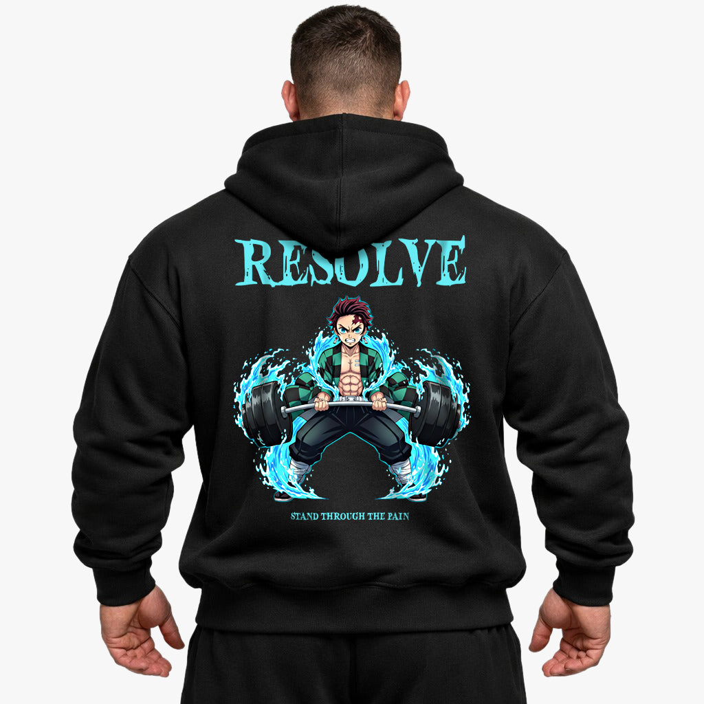 Resolve (Backprint) Oversized Hoodie