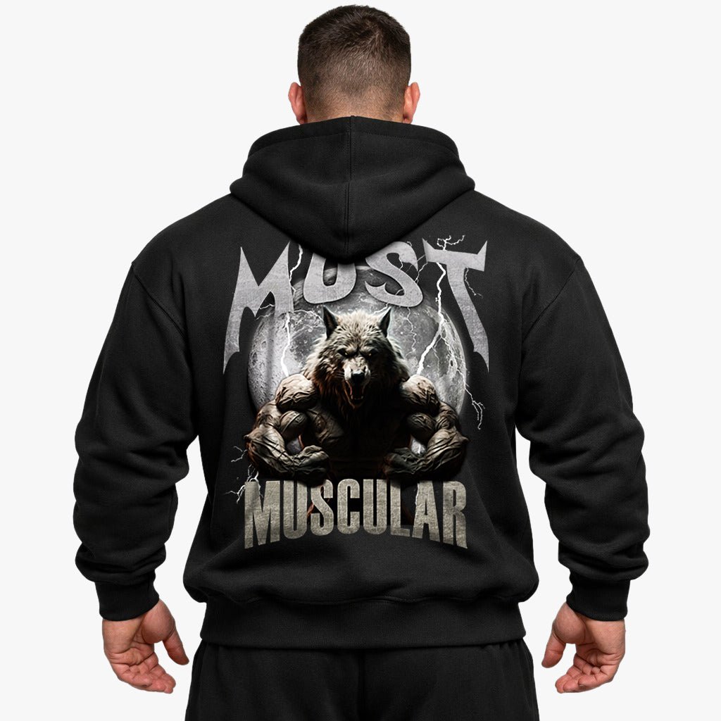 Most Muscular (Backprint) Oversized Hoodie