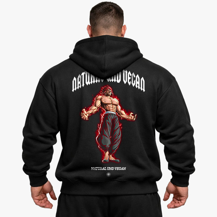 Natural und Vegan Oversized Hoodie