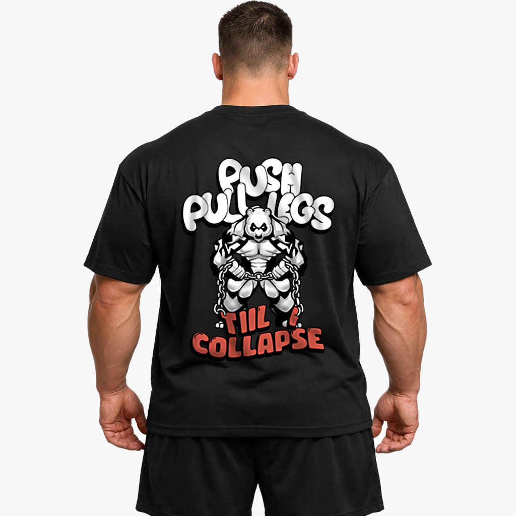 Push,pull,legs Oversized (Backprint) Shirt