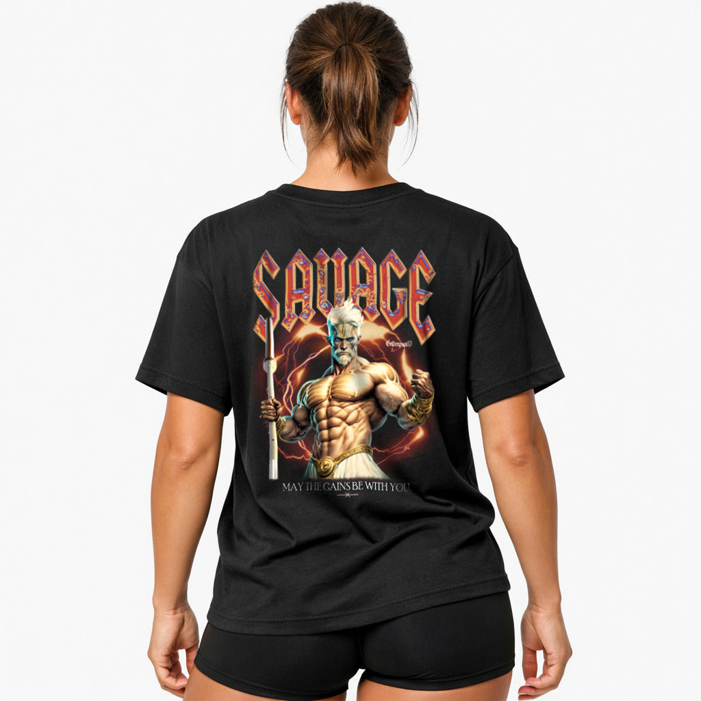 Savage (Backprint) Oversized Shirt