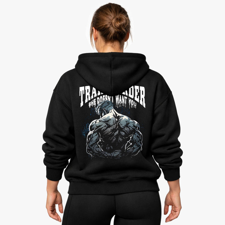 Train Harder Oversized Hoodie