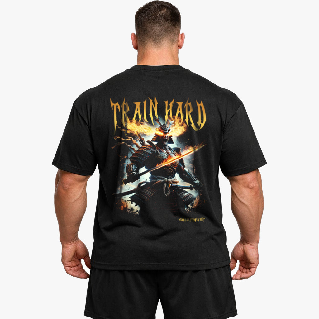 Train hard Oversized (Backprint) Shirt