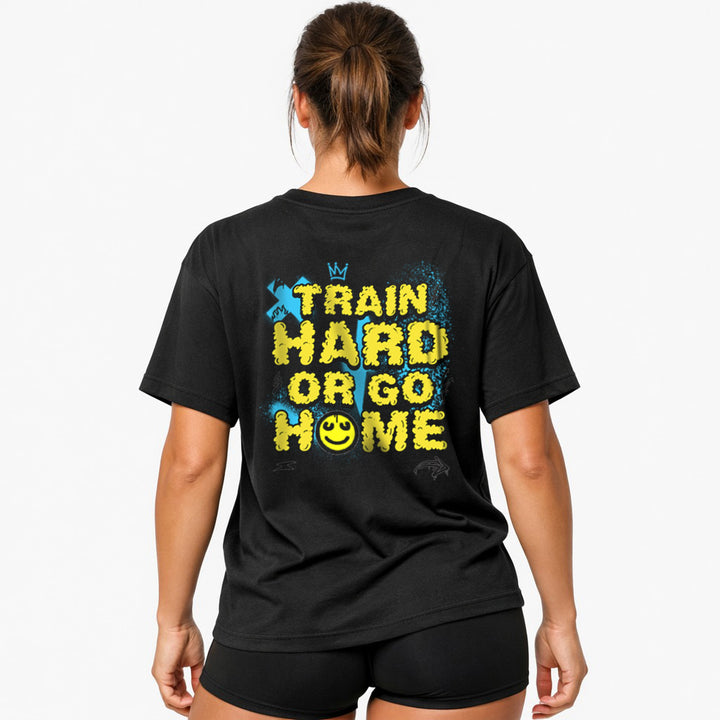 Train hard Oversized (Backprint) Shirt