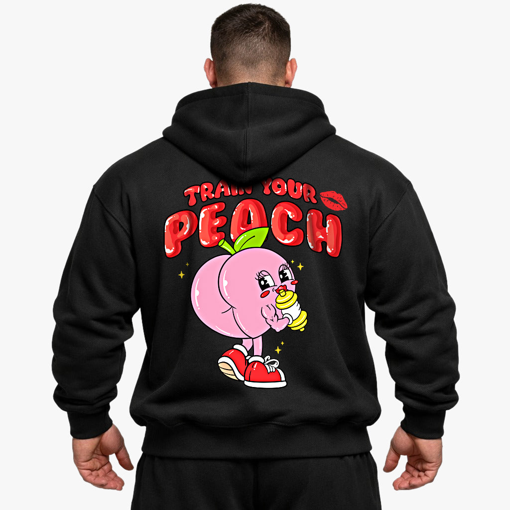 Train je Peach Oversized (Backprint) Hoodie