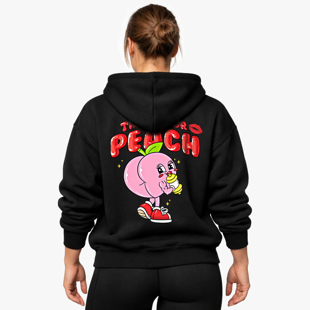 Train je Peach Oversized (Backprint) Hoodie