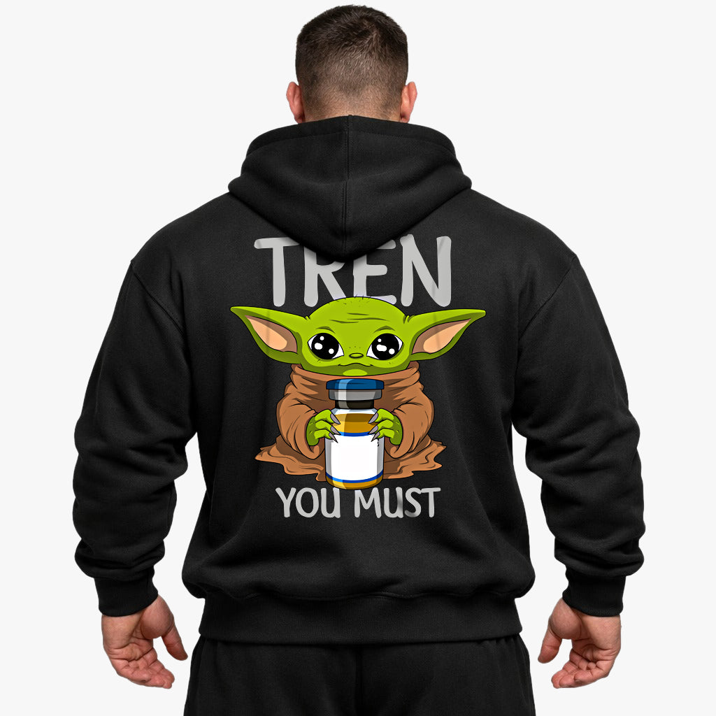 Tren you must (Backprint) Oversized Hoodie