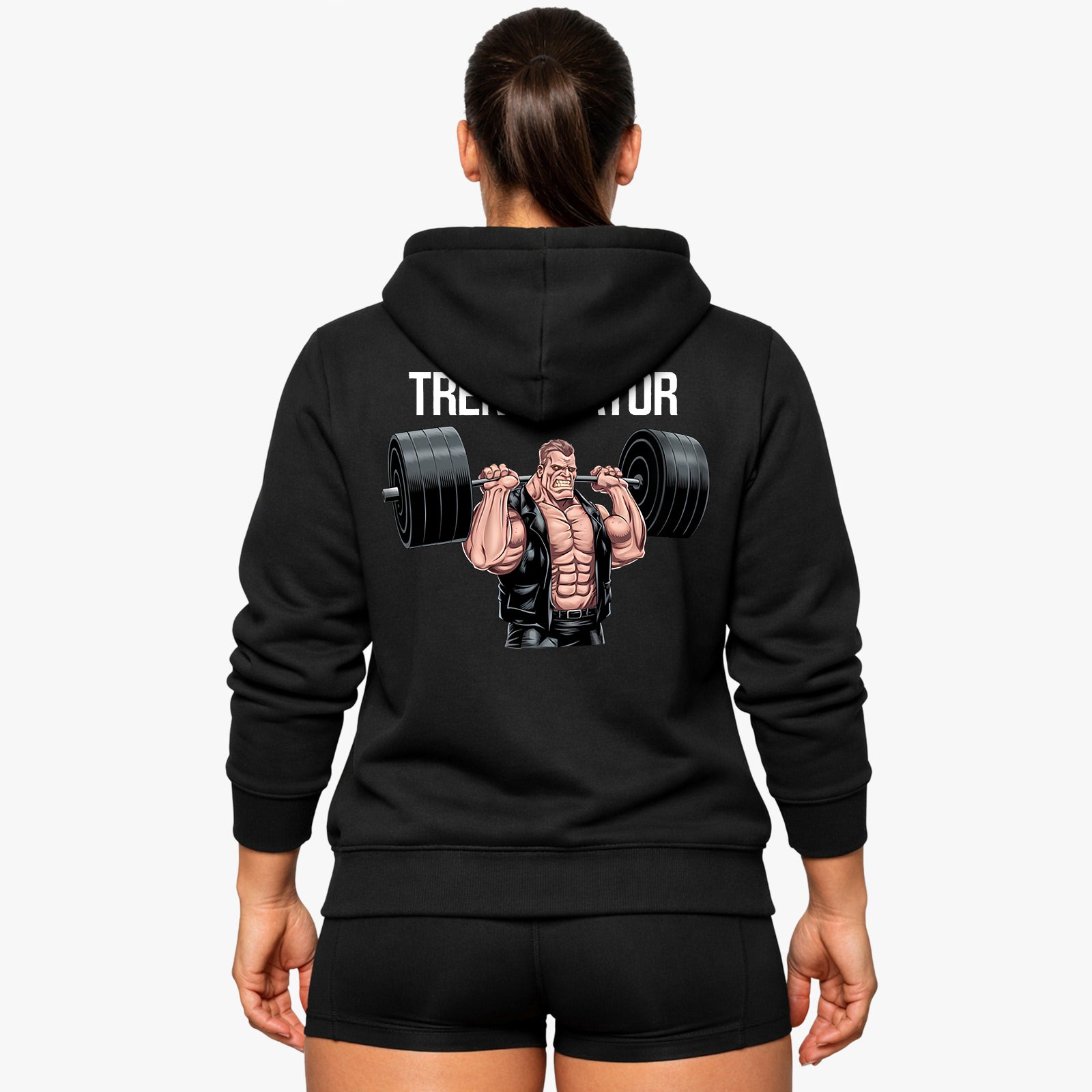 Trenminator-hoodie (achterafdruk).