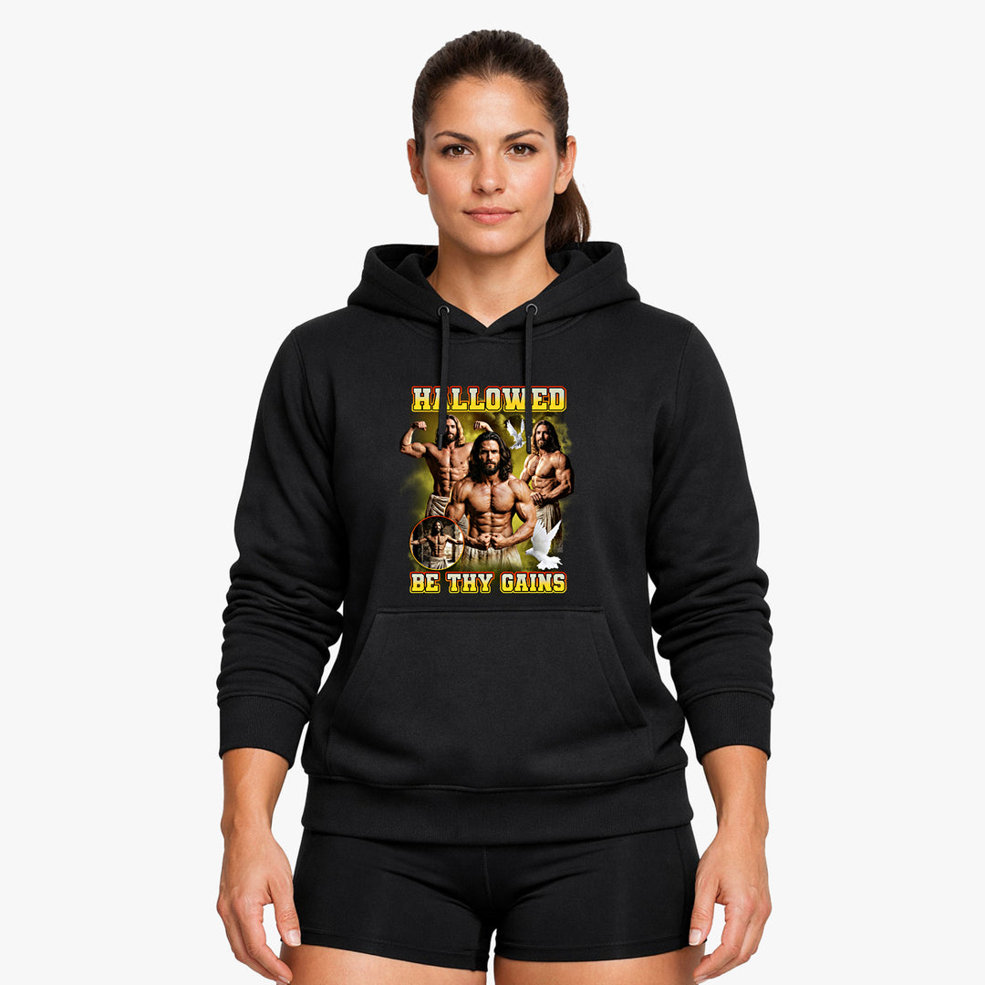 Hallowed by Thy Gains Hoodie