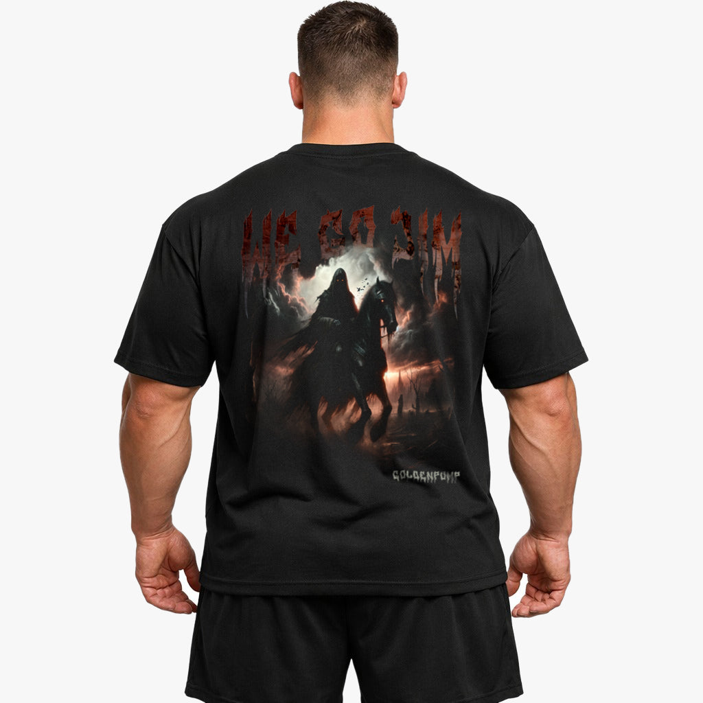 We go jim Oversized (Backprint) Shirt
