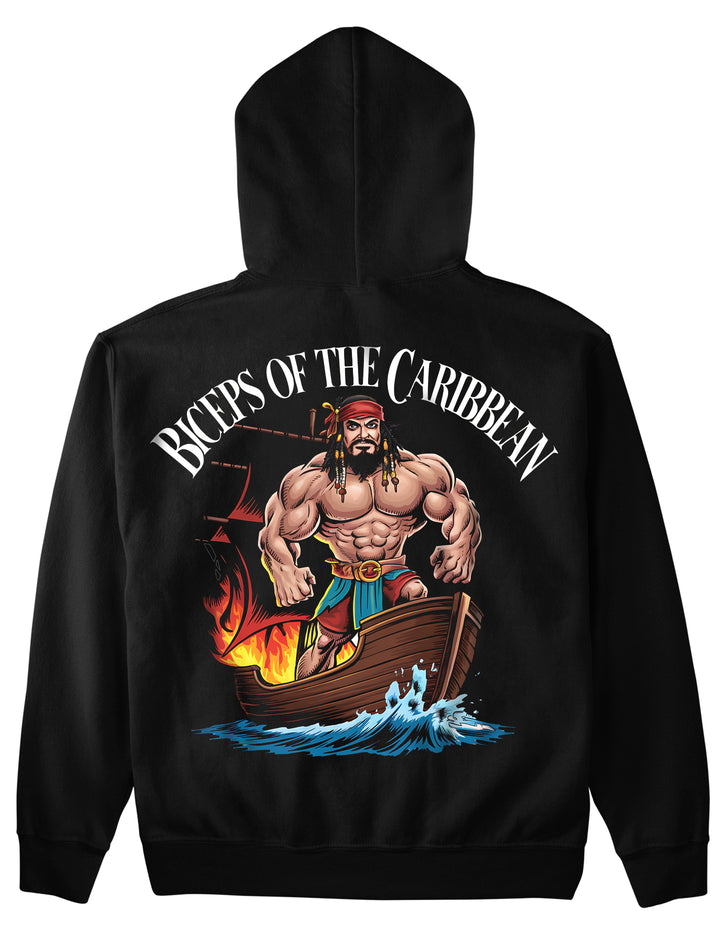 Biceps of the Caribbean (Backprint) Hoodie