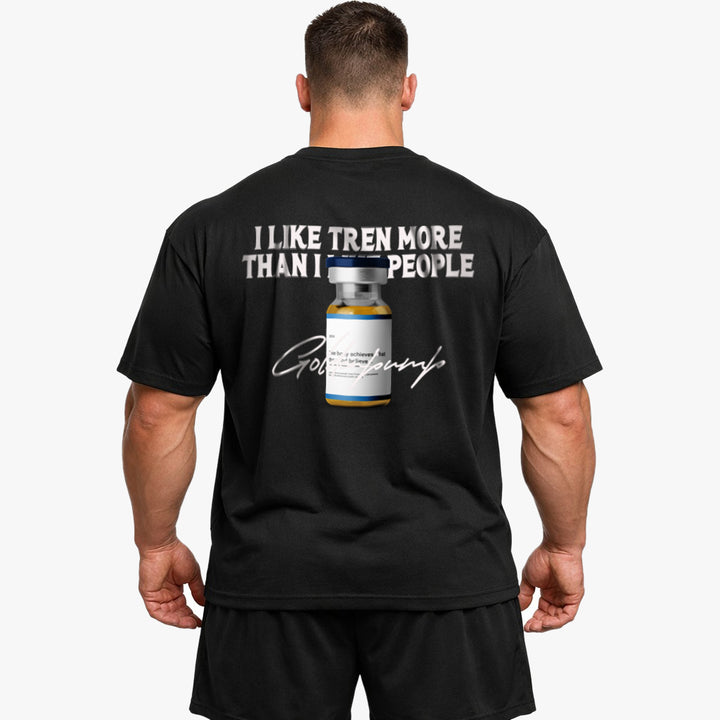 i like Tren more Oversized (Backprint) Shirt