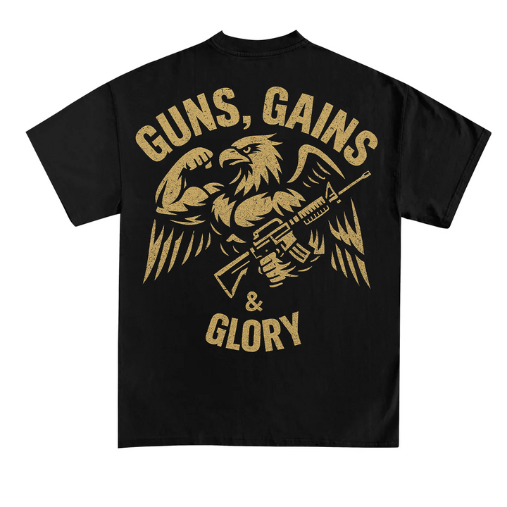 Gains & Glory (Backprint) T-Shirt