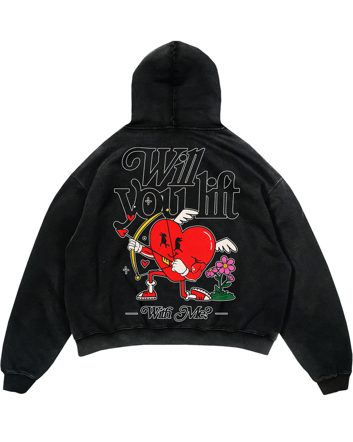 Will you lift with me? Oversized Hoodie
