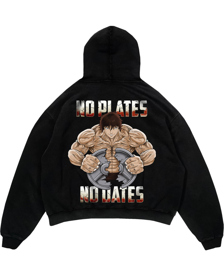 No Plates,no dates Oversized (Backprint) Hoodie